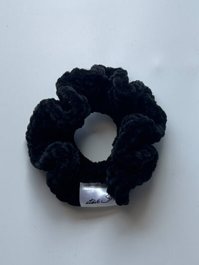 Χειροποίητο scrunchie μαύρο