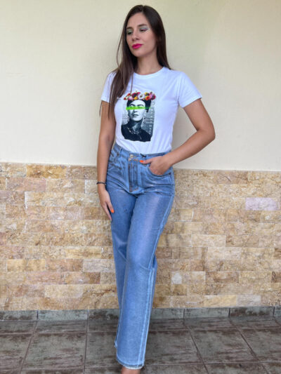 Λευκό T-shirt Frida