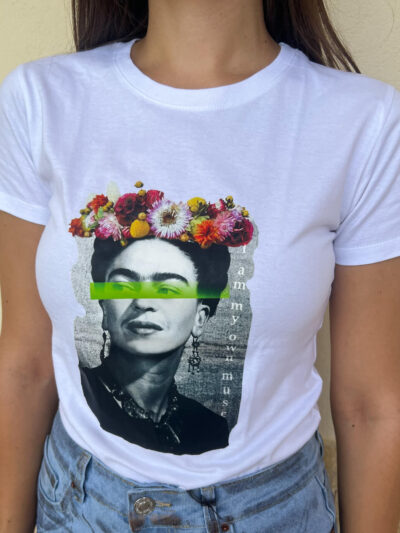 Λευκό T-shirt Frida