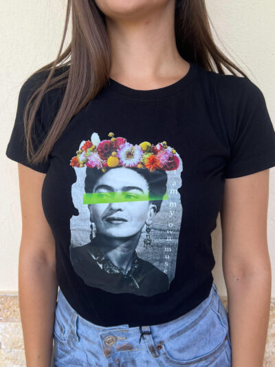Μαύρο T-shirt Frida
