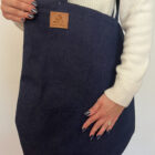 Tote bag denim σκούρο μπλε