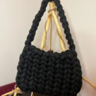 Τσάντα marshmallow Μαύρη