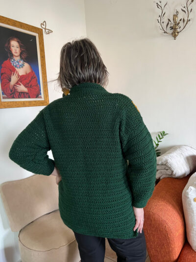 χειροποίητη πλεκτή μπλούζα ζιβαγκο