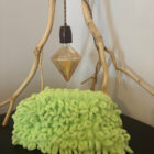 Τσάντα puffy λαχανί