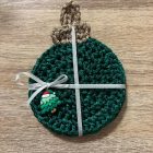 Χριστουγεννιάτικο Χειροποίητο πλεκτό Σουβέρ στολίδι